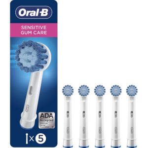 Oral-B Sensitive Gum Care Electric Toothbrush Replacement Brush Heads, 5 Count
